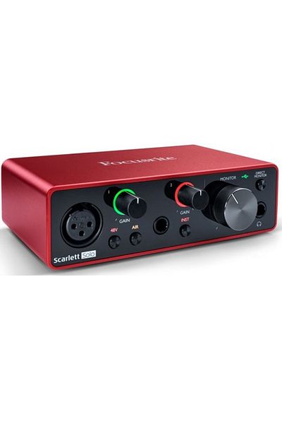 Focusrite Scarlett Solo 3rd Gen, Audio Interface