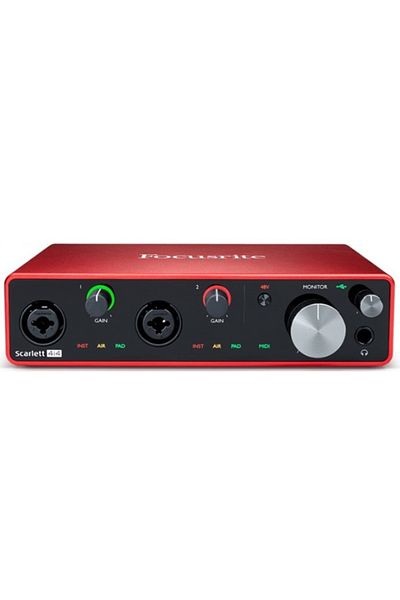 Focusrite Scarlett 4i4 3rd Gen, Audio Interface