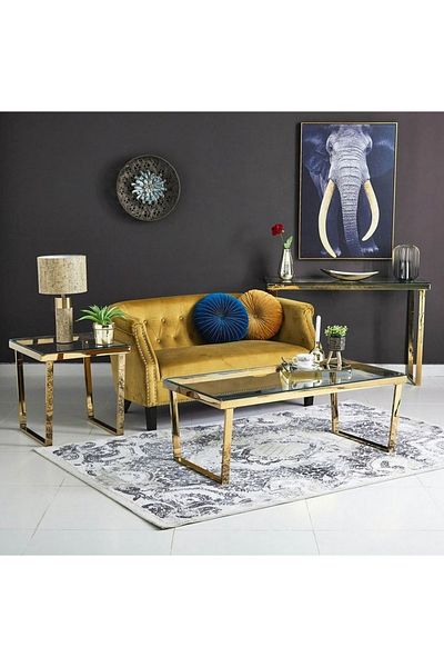 private house Gold Corner Service Table