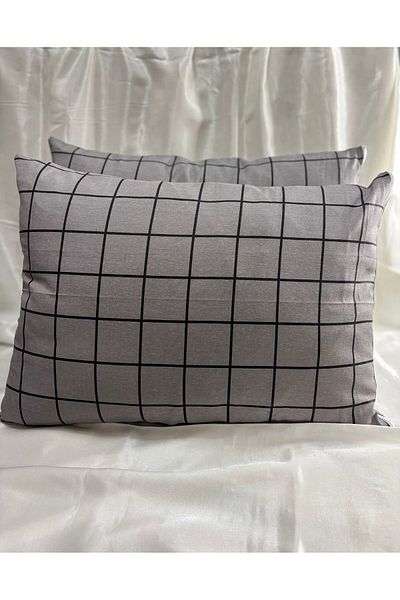 VODDİ 2 Pcs Patterned Pillowcases, Zippered 50X70 cm