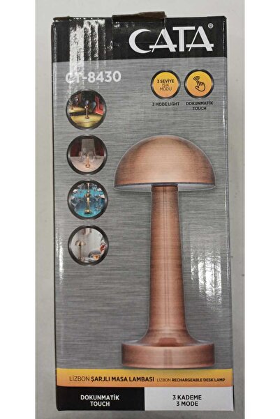 Cata CT 8430 LİZBON MASA LAMBASI 3 RENK