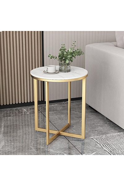 Generic Round marble wood table for living room