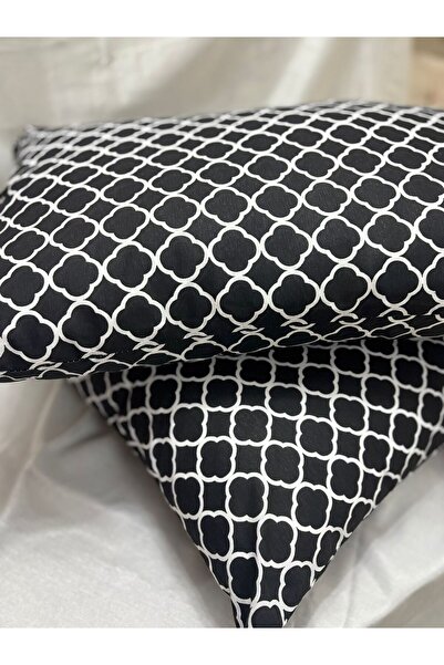 VODDİ 2 Pieces Patterned Zippered Cotton Pillow Case - Extra Soft Surface