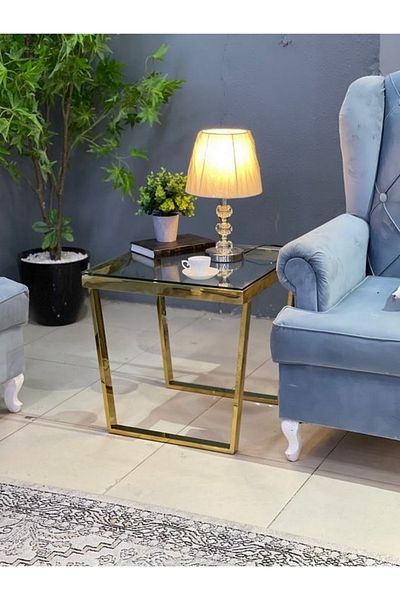 private house Gold Corner Service Table
