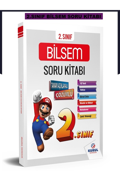 Kurul Yayıncılık 2026 2.sınıf Bilsem Hazırlık Çözümlü Soru Kitabı