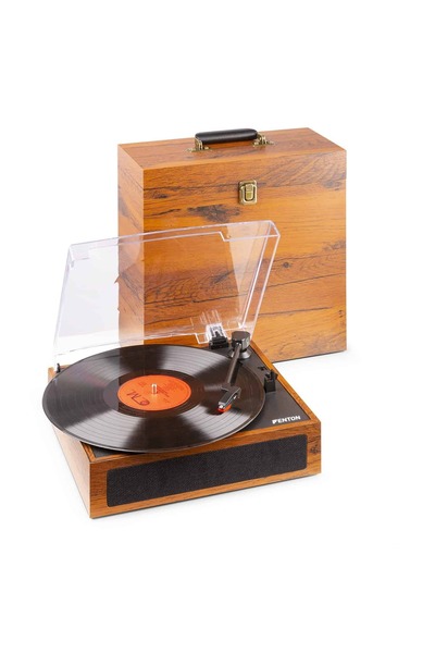 Fenton Fenton RP170L turntable + vinyl storage box