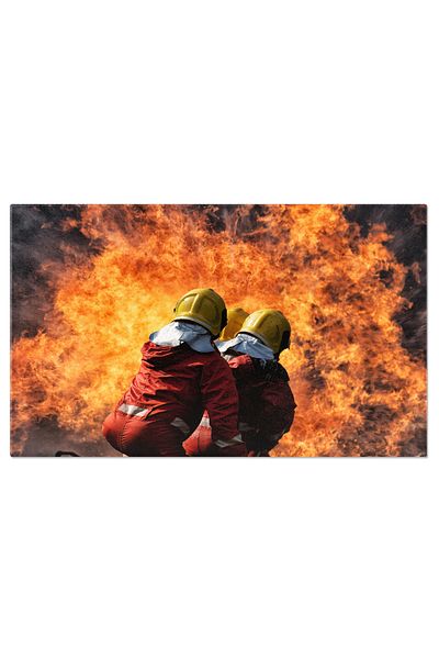 StoryGift Romania Canvas Print Firefighters Training Team Emergency, Protection, Fire, Safety, Intervention