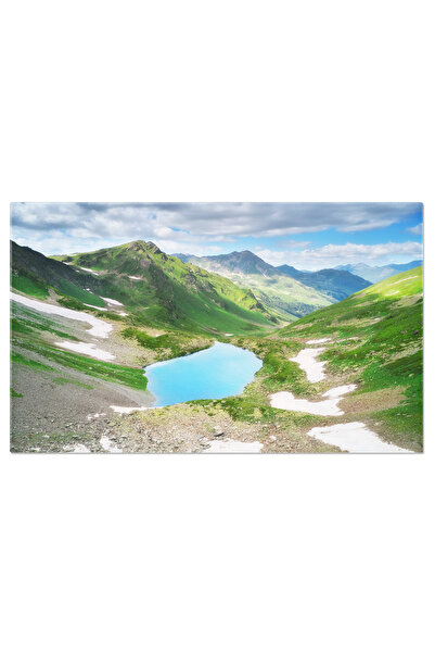 StoryGift Romania Tablou Canvas Magia Panoramei Din Muntii Caucaz Vara, Peisa...