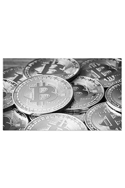 StoryGift Romania Tablou Canvas Bitcoins Izolate, Servicii bancare, Bitcoin, Blockchain, Criptomonedă, Afaceri 2533