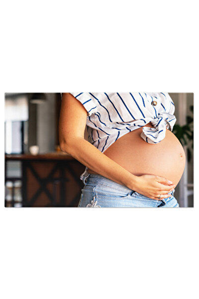 StoryGift Romania Tablou Canvas - Asteptarea Magica: Femeie Gravida, Dragoste...