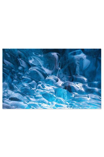 StoryGift Romania Tablou Canvas Pestera De Gheata In Islanda, Aventura, Natura, Iarna, Gheata, Explorare 4550