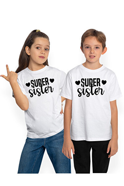 StoryGift Romania Tricou Copii Pentru O Sora Foarte Iubita Cu Mesajul In Engl...