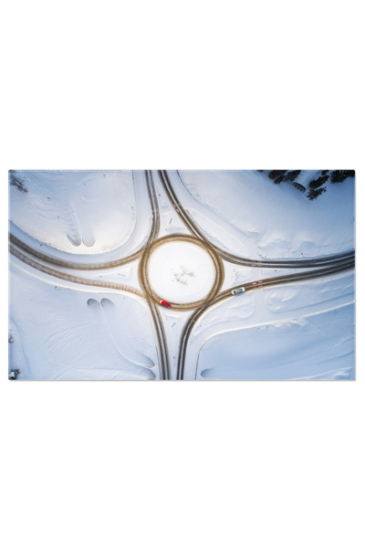 StoryGift Romania Tablou Canvas: Calatorie De Iarna Prin Finlanda, Peisajul I...