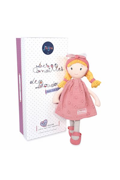JOLIJOU Papusa Suzete, 36 cm, material textil, roz