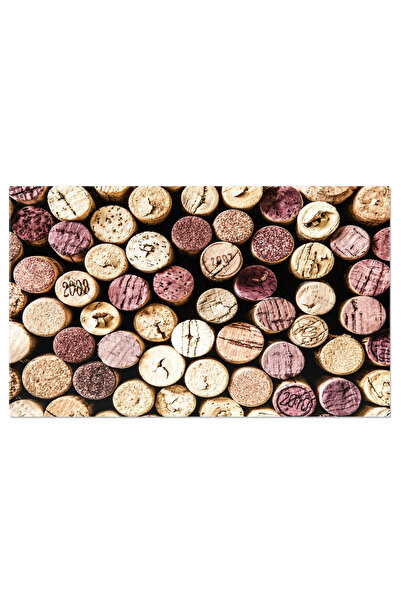 StoryGift Romania Tablou Canvas Detaliu Al Dopurilor De Vin In Stil Vintage V...