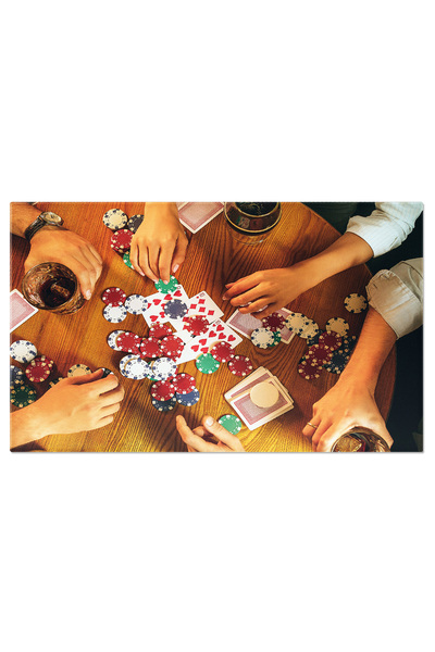 StoryGift Romania Tablou Canvas Noapte De Poker Si Noroc