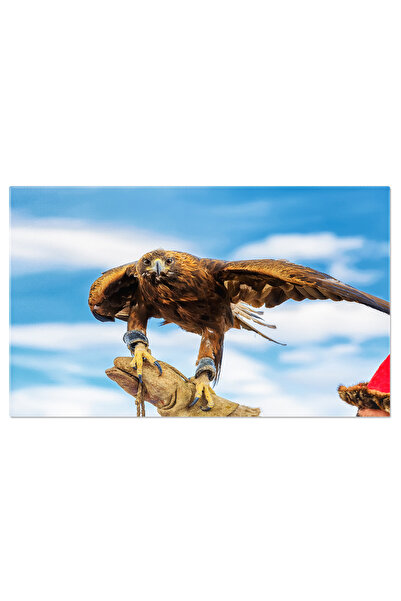 StoryGift Romania Tablou Canvas Vultur De Aur La Jocurile Nomazilor, Festival...