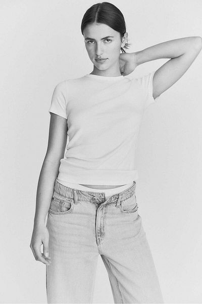 H&M Ribbed T-shirt
