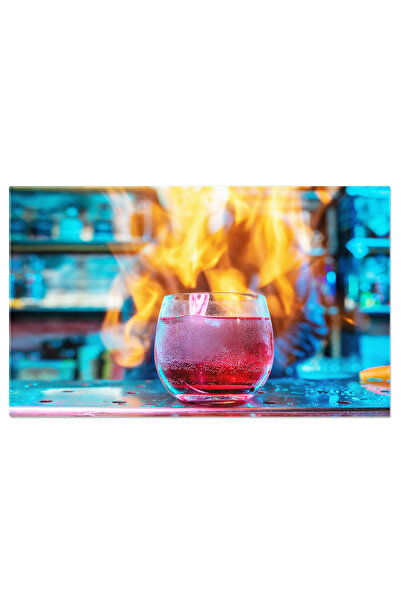 StoryGift Romania Tablou Canvas - Profesionist Preparand Cocktail, Bauturi Al...