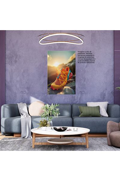 StoryGift Romania Canvas Print Bold Footprint In The World Of Colors The Remarkable Sneakers Make Their Way, Painting