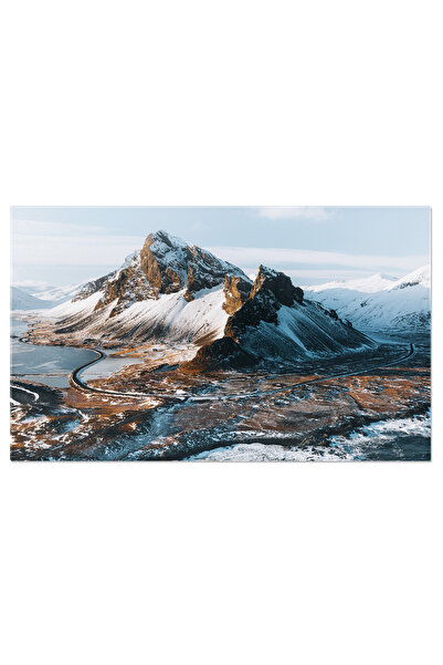 StoryGift Romania Tablou Canvas: Peisaj Islandez - Stanci, Ocean Si Gheata