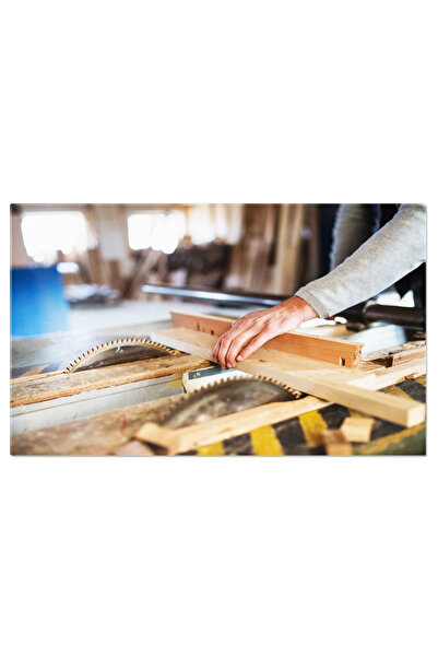 StoryGift Romania Tablou Canvas - Mester In Atelier: Barbat Matur Cu Barba Lu...