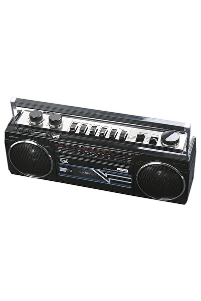 Trevi Retro portable cassette radio RR 501 BT FM, Bluetooth, MP3, USB, black