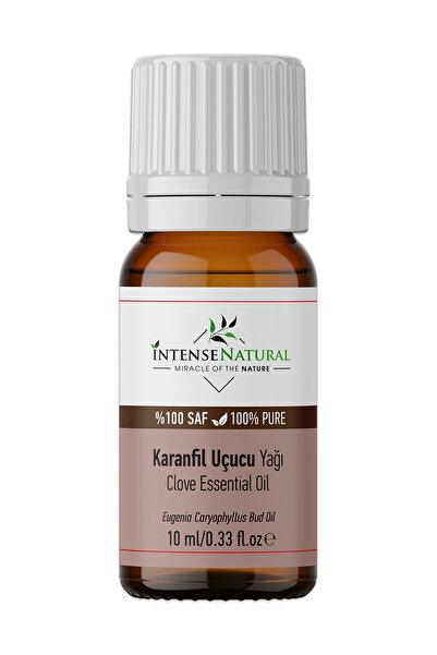 İntense Natural Karanfil Uçucu Yağı 10 ml %100 Saf Ve Doğal Clove Essential Oil