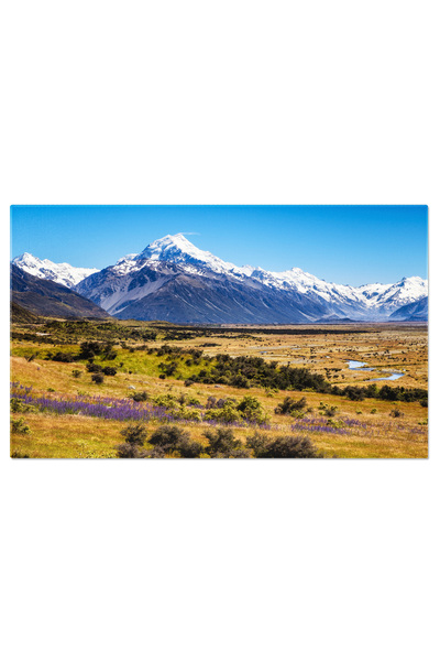 StoryGift Romania Tablou Canvas Peisaj Cu Camp De Lavanda Inflorescatoare, Fr...