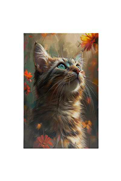 StoryGift Romania Tablou Canvas Pisicuța Adulmecă Mirosurile Primăverii Jocul...