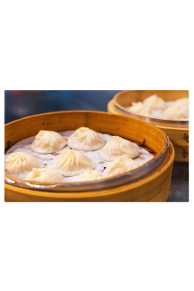 StoryGift Romania Tablou Canvas Briose Chinezesti Aburinde In Restaurant Chin...