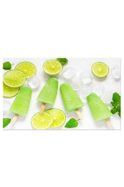 StoryGift Romania Tablou Canvas - Popsicle De Vara Cu Lamaie Si Menta: Lime, ...