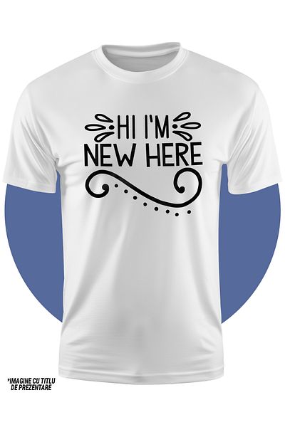 StoryGift Romania Children's T-shirt for a "newborn" baby - text in English 100% Cotton, Unisex, White, 12, STG4