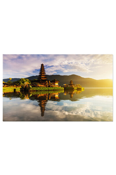 StoryGift Romania Tablou Canvas: Templul Balinez - Liniste In Apa