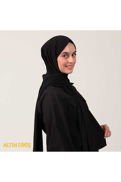 ALTIN DİKİŞ Șal din bumbac pieptănat cusut special lung sezonier cusături aurii