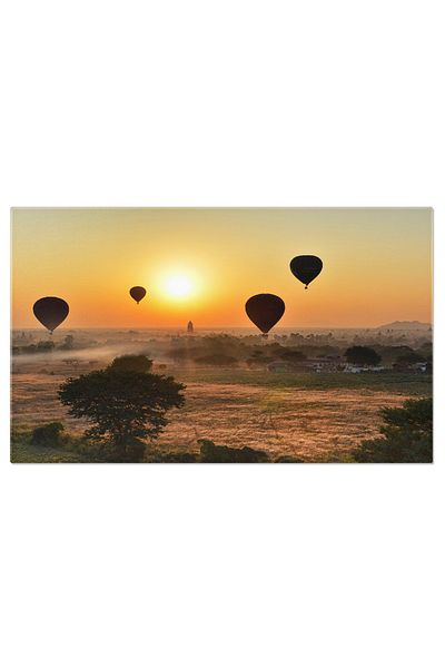 StoryGift Romania Tablou Canvas: Pagoda Shwedagon - Myanmar, Aerial, Loc De Credinta