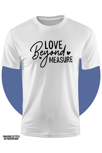 StoryGift Romania Tricou Copii Cu Inimioare Pentru Cei Care Iubesc Peste Masura 100% Bumbac, Unisex, Alb, 12