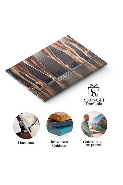 StoryGift Romania Tablou Canvas - Armonie In Miscare: Dans Si Fitness