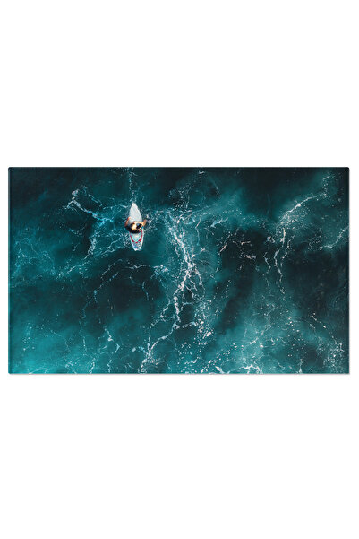 StoryGift Romania Tablou Canvas: Bali Din Inaltime - Surf, Ocean Indian, Plaja Paradisiaca, Surfer