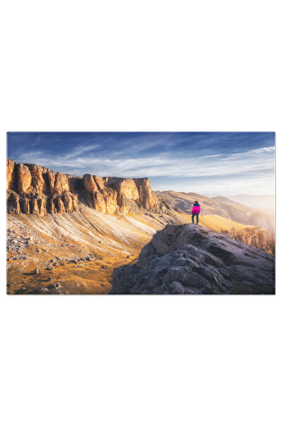 StoryGift Romania Tablou Canvas - Peisaj Montan In Alpi - Calatorie Inaltatoare