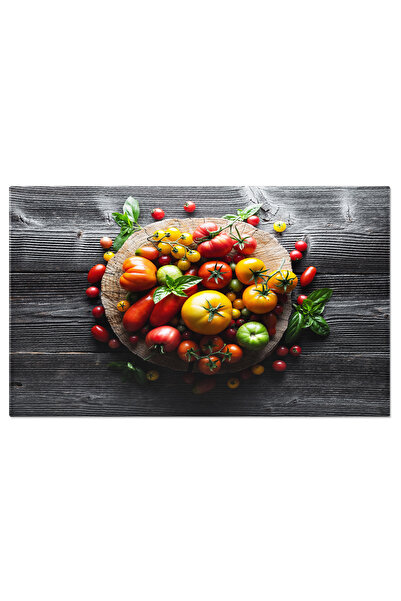 StoryGift Romania Tablou Canvas: Colectie De Rosii, De La Cherry La Traditionale - Organic, Ripe, Healthy