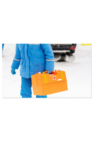 StoryGift Romania Tablou Canvas - Curatenie De Iarna - Munca In Zapada