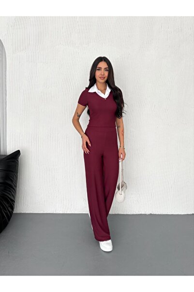 Butik Ottoman Bordo Takım