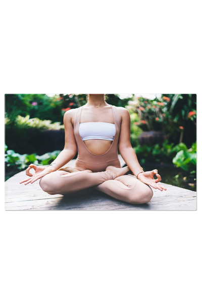 StoryGift Romania Tablou Canvas Cu Meditatie In Postura Lotus - Echilibru Si ...
