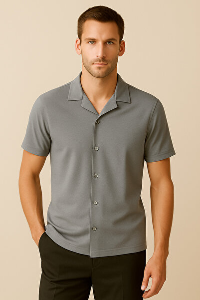 LUPERCUS ΑΝΔΡΙΚΟ ΠΟΥΚΑΜΙΣΟ ΓΚΡΙ