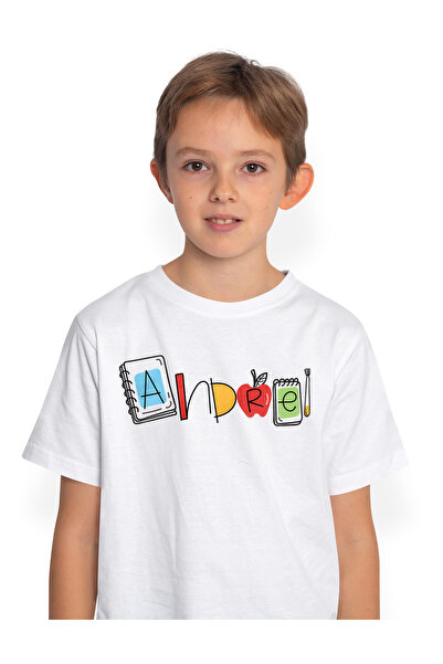 StoryGift Romania Tricou Copii Cu Numele Andrei, Si Mesaj Amuzant, Curios, So...