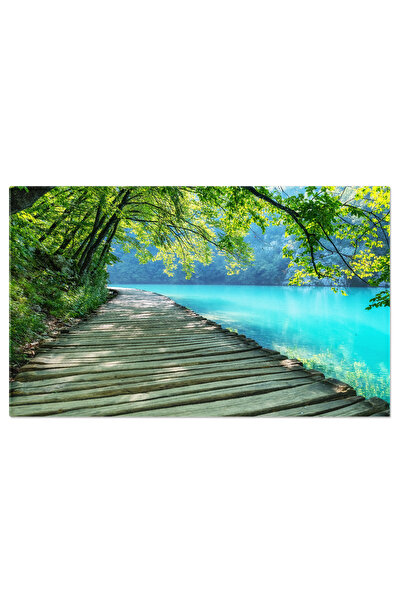 StoryGift Romania Tablou Canvas Lacurile Plitvice In Croatia Lac, Peisaj, Cas...