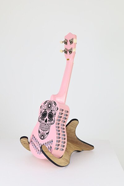 happypotam Ukulele Yeni Başlayanlar Için Arkasına ,yanına Yapıştırılan Şeffaf Akor Tablosu,cetveli