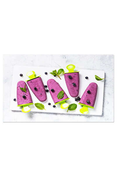 StoryGift Romania Tablou Canvas Inghetata De Afine Racorire Delicioasa Intro Zi Calda De Vara O Gustare Racorito