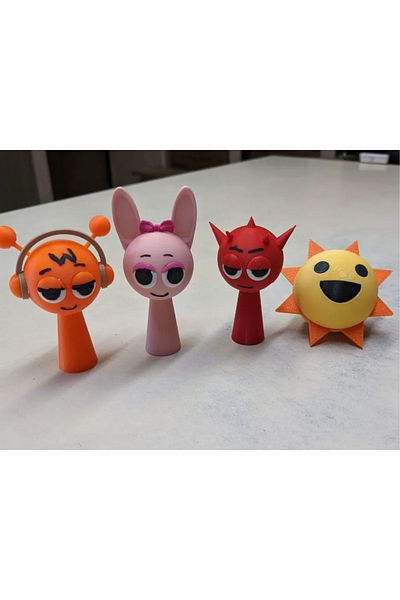 Modellio3D Sprunki Set of 4 2. Collection